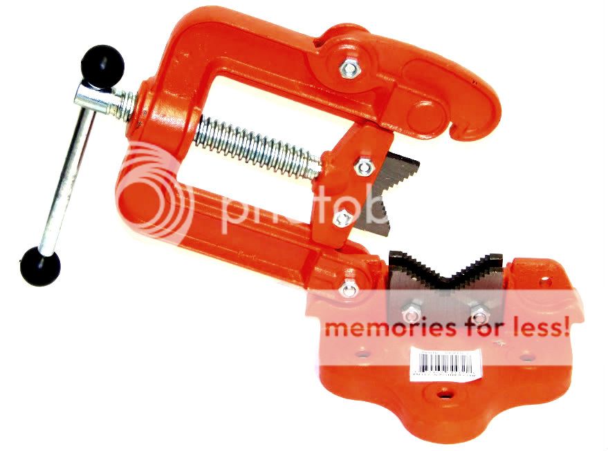 Bench Pipe Vise Clamp On Hinged Type Plumber's Vice 2 Hand Tools eBay